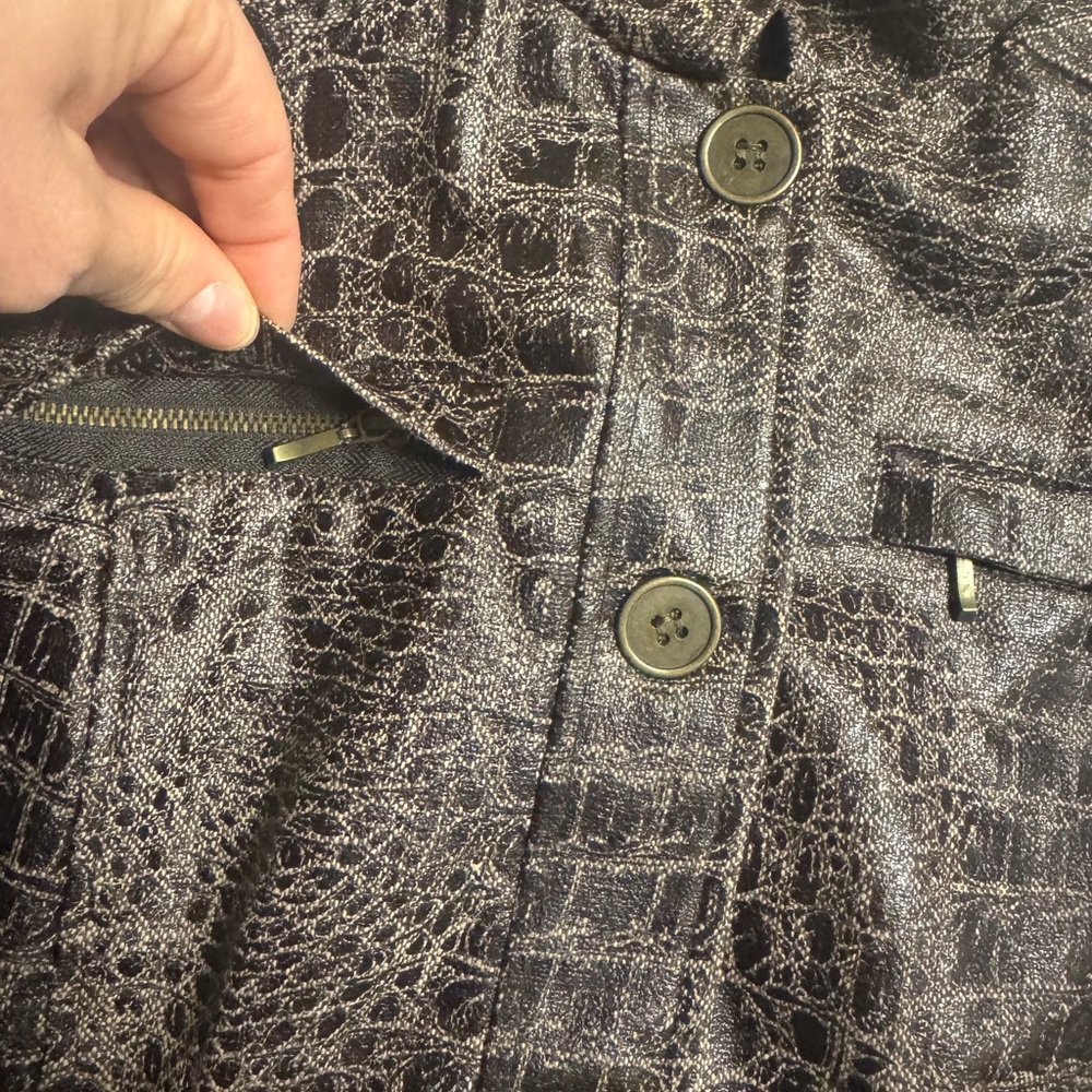 Chic Crocodile Pattern Jacket Joni B - image 8